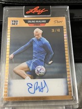 2023 Leaf Pro Set Pure 1989 Autographs Erling Haaland #89-EH1 picture