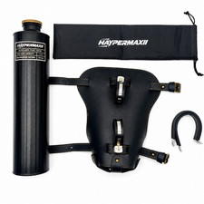 HAYPERMAXII Motorcycle Auxiliary Gas Tank Bottle Aluminum 1.2L Touring Cruiser picture