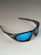 Oakley Neoforma OO9528 Translucent Grey Sunglasses Prizm Blue Polarized Sports picture