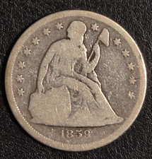 1859-O SEATED LIBERTY SILVER DOLLAR picture