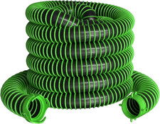30 FT Extra Long Camper RV Sewer Hose with Swivel Bayonet Fittings | UV Heavy Du picture