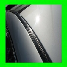 FOR LEXUS CARBON FIBER 2PC ROOF TOP TRIM DRIP MOLDINGS COVERS SET 5YR WARRANTY 2 picture