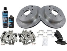 For 2005-2018 Nissan Frontier Brake Pad Rotor and Caliper Set Rear 36855SJRZ picture