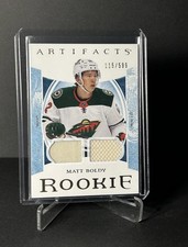 2022-23 UD ARTIFACTS #176 MATT BOLDY ROOKIE DUAL JERSEY 115/599💥💥 picture