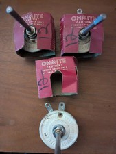 3 Vintage NOS Ohmite 12 Ohm 50 Watt Model J Rheostats RP152FK120KK picture