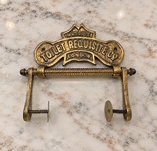 Vintage Massive Toilet Requisite Co. Toilet Paper Holder Used  picture