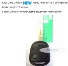 Keyless entry remote control HYQ 12BBT for Lexus 04 05 06  uncut key blade  picture