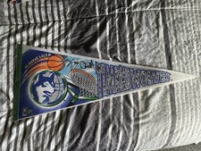 1995 Signature Rookies Kevin Garnett Autographed Tag Express Pennant ROOKIE COA picture