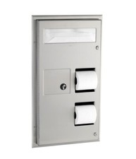 Bobrick B-3574 ClassicSeries Partition Mounted Seat Cover Dispenser picture