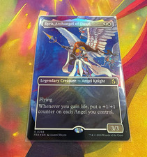 Lyra, Archangel of Dawn (Borderless) Reality Fracture 0294 Rare Foil picture