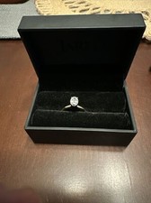 Jared Solitaire Oval Lab-Created Diamond Engagement Ring 0.89 Carat picture