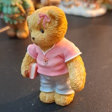 Enesco Goodfriends Priscilla Hillman Big Sister Resin Bear Figurine w/ Book picture