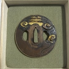 Antique Japanese Tsuba – Ryugu‑jo (Dragon Palace) Design picture
