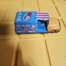 Postwar Vintage Japanese Tin Truck Ham Meat Service A3 picture
