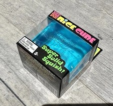 Nee Doh Nice Cube Super Solid Squish Blue Brand New/Factory Sealed Stress Toy picture