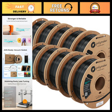 High-Quality PETG Filament 1.75mm 10KG Bundle - Durable, Black 3D Printing Mater picture
