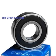 PACK-10 6206-2RS C3 EMQ Premium Sealed Ball Bearings ABEC-3 30x62x16 6206RS picture