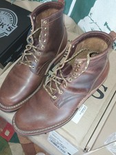 nick's handmade boots 12.5 EE PNW custom made boots in Predator Orange picture