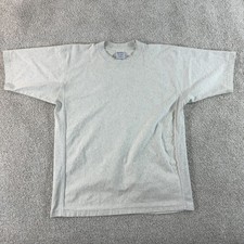 VTG Rugged Bronson T-Shirt Mens 2XL White Heavyweight Reverse Weave Jersey Tee picture