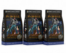 Bones Coffee Company Army of Dark Chocolate Ground Coffee 12 oz Bags Pack of 3 D picture