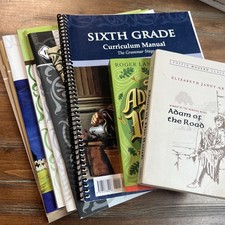Lot Of 10 Memoria Press Sixth 6th Grade bundle Literature Set Curriculum Study picture