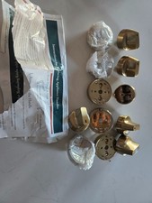 GE ​Café  Knob Kit, Brushed BRASS CXFCGHKPMCG (Gold) 6 Knobs & Illuminated Bases picture