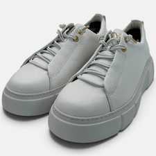Paul Green Abbey Women's Size 8 US White Leather Sneakers NIB picture