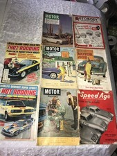 8 RARE Vintage 1950s-1970s MOTOR Age MAGAZINES Car Culture MOTORHEAD Hot Rodding picture