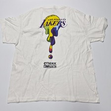 Takashi Murakami ComplexCon LA Lakers 2019 Drip Logo Graphic Tee L NWOT CTM KK picture