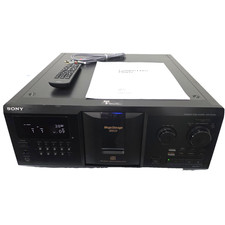 Sony CDP-CX355 CD Changer 300-Disc Black Refurbished w/Remote One Year Warranty picture