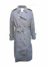 USGI Women's (Size 18R) U.S. Air Force USAF Blue All Weather Trench Overcoat picture