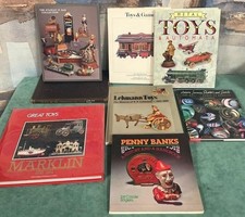 Antique Toy Book Lot 8 Sax Mechanical Banks Lehmann Marklin Tin Toys Marbles picture