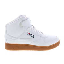 Fila A-High Gum 1BM01765-156 Mens White Synthetic Lifestyle Sneakers Shoes picture