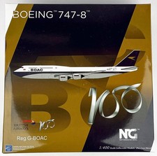 NG Models 78006 BOAC Boeing 747-8 'G-BOAC' 1/400 Scale Model Fantasy Livery picture