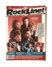 RockLine Magazine Summer 1983 Loverboy Journey Police Van Halen Duran picture