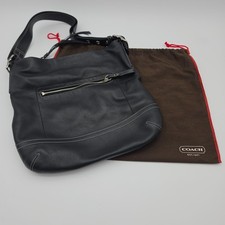 Vintage New Coach Black Purse Women's Leather Legacy picture