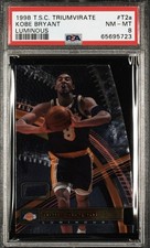 Topps 1998-99 Stadium Club Triumvirate Luminous Kobe Bryant #T2A PSA 8 picture