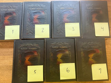 Uncut LITTLE JOURNEYS 1916 Elbert Hubbard 14 Leather Volumes (Vol. 1 Signed) picture