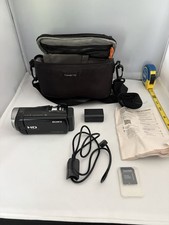 Sony Handycam HDR-CX330 HD Camcorder Bundle W/ 60x Zoom, Case, Battery, Etc. picture