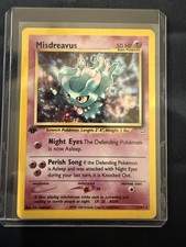 2001 Pokemon MISDREAVUS #11/64 Neo Revelation 1st Edition Rare Holo English picture
