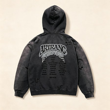 K-pop BTS hoodie ARIRANG world tour black zipper pullover picture