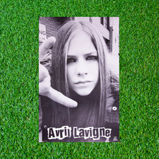 Vintage Avril Lavigne Poster 2002 Original Let Go Era Funky #6584 NOS 23x34 picture