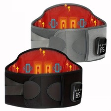 Heated Lower Back Brace for Back Pain Relief, Back Belt with Heating & Vibration picture