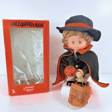 Vintage Santa’s Best Animated Halloween Kids Figurine Vampire Dracula Doll Works picture