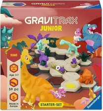 Ravensburger GraviTrax Junior Starter‑Set Dino 59‑Piece Marble Run Building Set picture