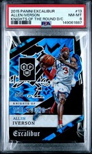 2015 Panini Excalibur Allen Iverson #13 Knights of the Round PSA 8 SSP picture
