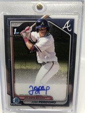 JOSE PERDOMO 2024 Bowman Chrome 1st Rookie RC Autograph Auto #CPA-JP QTY: picture