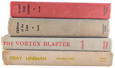 E.E. Smith Lensman Sci-Fi Hardcover Lot 4, Gnome Press Fantasy Press First Ed picture