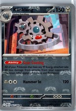 Klinklang (Master Ball Pattern) Holo - Black Bolt 063/086 - Rare LP Pokemon picture