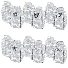 Men's 2024 Arctic Camo Salute to Service Sideline Therma Pullover Hoodie picture
